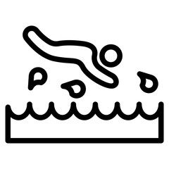 swimming line