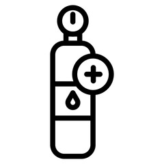 diving oxygen tank line