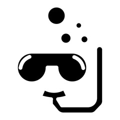 diving mask glyph