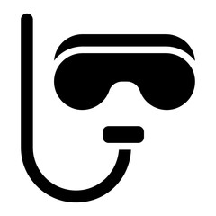 diving mask glyph