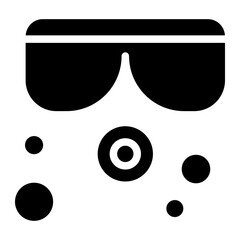 scuba mask glyph