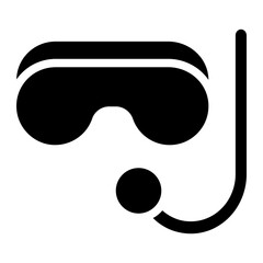 diving mask glyph