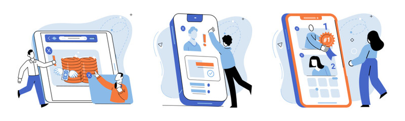 Email marketing vector illustration. The email marketing concept highlights importance personalization and targeted strategies Technology enables automation and optimization in email marketing