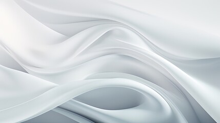 Obraz premium Silky White Backdrop Background Pattern Abstract Design