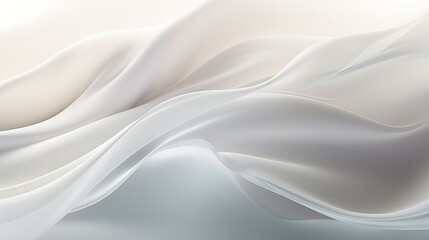 Naklejka premium Silky White Backdrop Background Pattern Abstract Design