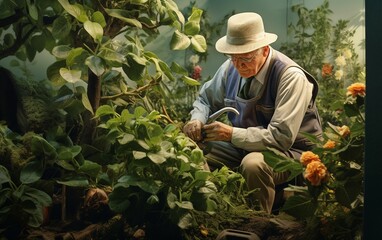 Elder Man Bonsai Elegance Solo Gardening