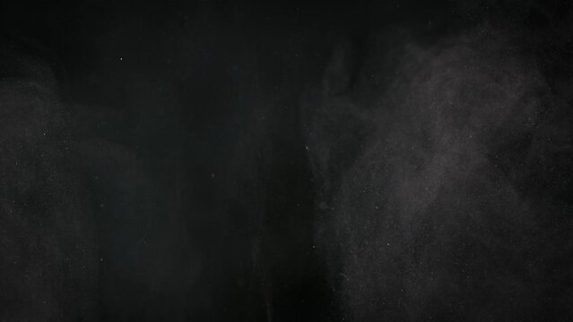 Super Slow Motion Shot of Abstract Atmospheric Particle Background at 1000fps.