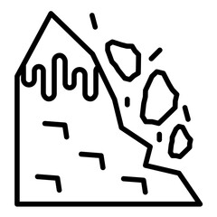 Snow Avalanche Icon