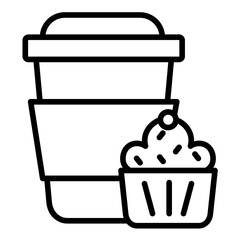 Coffee Muffin Icon