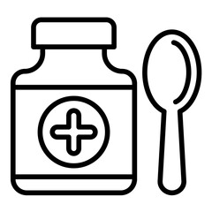 Obraz premium Syrup Icon