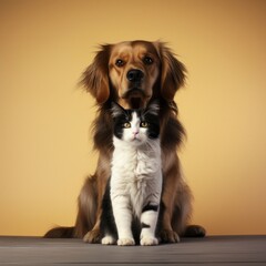 Unlikely Companions: A Dog and Cat Form an Unexpected Bond