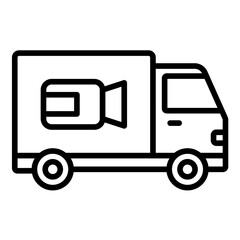 Fototapeta premium Film Distribution Icon