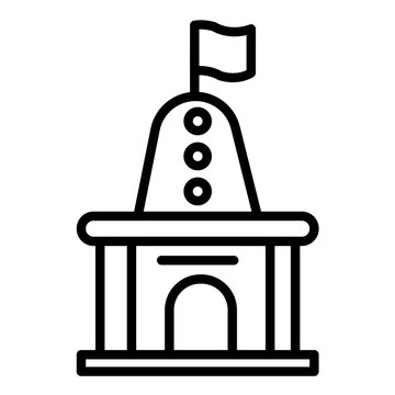 recommend clip art: Stupa Icon