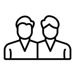 Friends Standing Icon