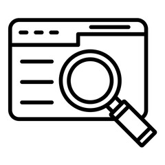 Website Search Icon