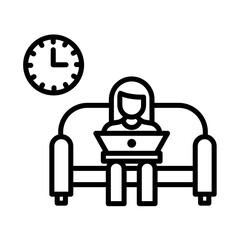 Relax Work Icon