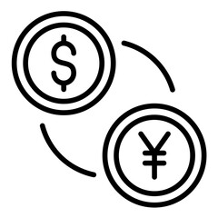 Obraz premium Money Conversion Icon