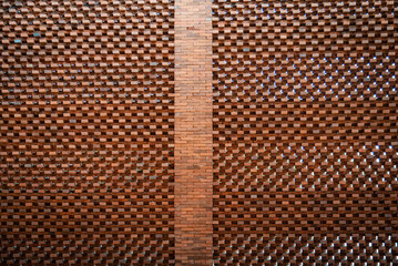 Abstract pattern of stone walls arranged in a certain pattern