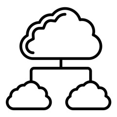 Cloud Network Icon