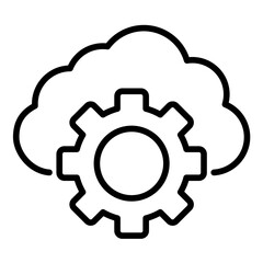 Cloud Setting Icon