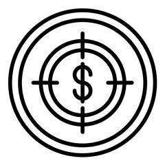 Money Target Icon