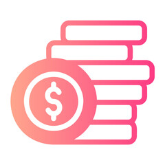 coins gradient icon