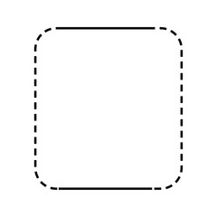Square frame border vector illustration