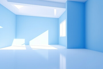 Clean and Spacious Blue Room