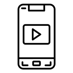 Mobile Video Icon