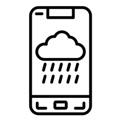 Mobile Weather Icon