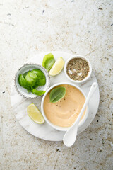 Traditional homemade cocktail sauce