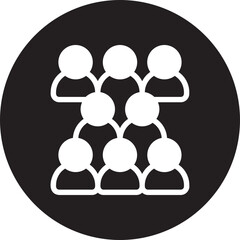 group glyph icon