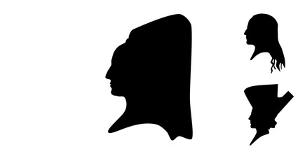 Christine de Pizan silhouette