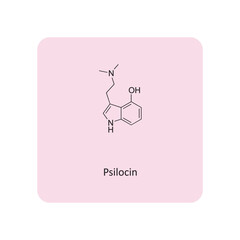Diagram showing schematic molecular structure of Phosphatidic acid  Scientific vector illustration.