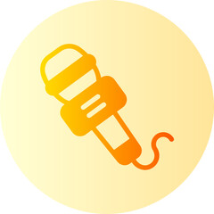 microphone gradient icon