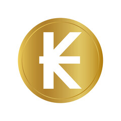 Fototapeta premium Coin Lao Kip icon