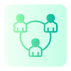 team gradient icon