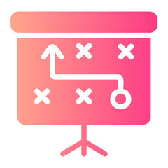 strategy gradient icon