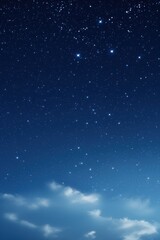 Fototapeta premium A clear night sky for product mockup AI generated illustration