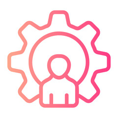 management gradient icon