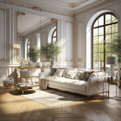 Fototapeta na wymiar European-style Living Room