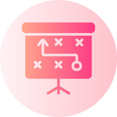 strategy gradient icon