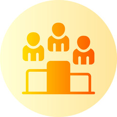 podium gradient icon