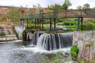 Old city wastewater treatment plant.
