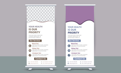 Corporate  Business Roll up Banner Template Design