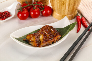 Grilled eel with unagi sauce