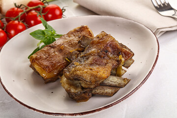 Roasted Lamb ribs with spices