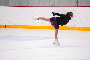 Figure skating practice