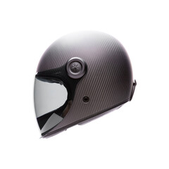 Carbon fiber racing helmet