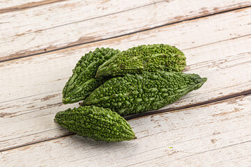 Green raw bitter lemon vegetables